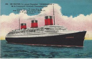 Liner " Normandie French Line