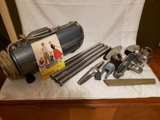 Vintage Electrolux Canister Vacuum Cleaner 1952 With Attachments/hoses/usermanua