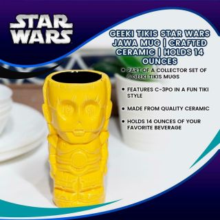 Geeki Tikis Star Wars C - 3PO Mug | Crafted Ceramic | Holds 14 Ounces 7