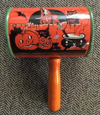 Vintage Halloween Noise Maker U S Metal Toy Mfg Co Made In Usa