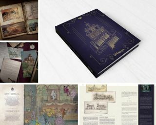 Phantom Manor decrypted Book (Disneyland Paris exclusive) Fr/En.  VERY RARE 2
