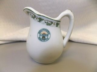 Antique Southern Pacific Lines Railroad Small China Coffee Creamer