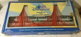Disney California Adventure " Monorail And Golden Gate " Play Set See Video