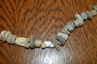 Strand of Various Surface Found beads Tellico Plains Monroe Co,  TN Great Group 3