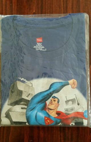 San Diego Comic Con Sdcc Volunteer Exclusive 2013 Superman T - Shirt Xl In Bag