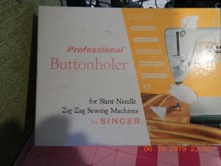 Singer 301A Sewing Machine 1953 short bed Black W/Case & Accessories 8