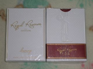 1 Deck Royal Reserve White Playing Cards﻿﻿ Ellusionist Rare S103049