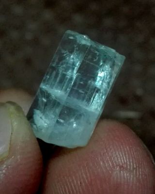 Terminated 25 crts 100 Natural Aquamarine crystal of shiger pakistan 2
