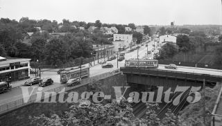 Negative Trolley Tars Third Ave Railway York City 1940 