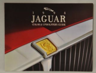 Jaguar 1994 Color & Upholstery Guide/brochure