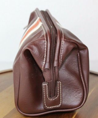 Aramis Brown Leather Vanity Bag 2
