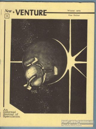 VENTURE 3 sf fanzine POUL ANDERSON Ray Bradbury ISAAC ASIMOV G.  Barr 1975 2