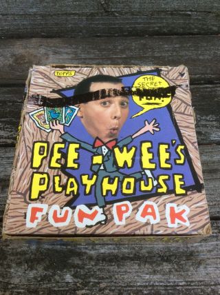 Rare Box Of 32 Pee - Wee Herman 1988 Topps Pee - Wee 