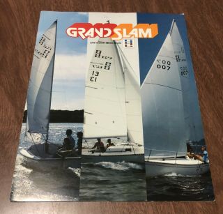 Vintage S2 Yachts Grand Slam Sailboat Brochure 7.  9 6.  7 5.  5