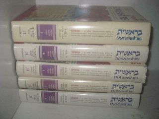Bereishis Genesis 5 Volumes A Translation & Commentary Artscroll Bereshit