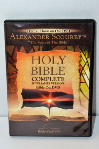 Alexander Scourby Complete King James Version Bible On Dvd
