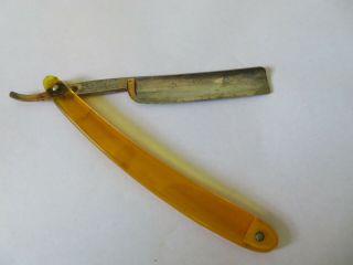 Vintage Robeson Shur Edge Barbers Straight Razor 10/16 " Made In Usa