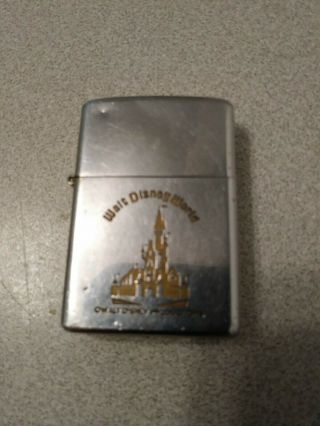 Walt Disney World Zippo Lighter Vintage.