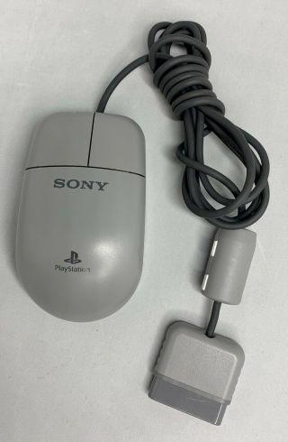 Official Sony Playstation 1 (ps1) Mouse Accessory Scph - 1090