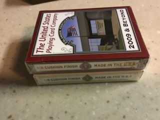 Rare United States Playing Card Commemorative 2 Deck Set 1901 - 2009 & Beyond 6