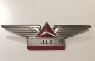 Delta Airlines Flight Attendant Wing Badge Pin 1