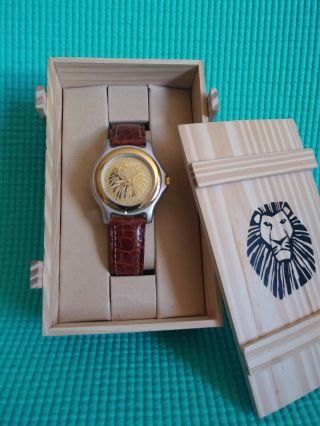 Lion King Broadway Musical Limited Edition Fossil Watch With Leather Band