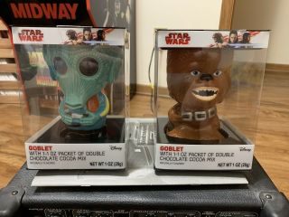 Disney Star Wars Chewbacca & Greedo Ceramic Goblets