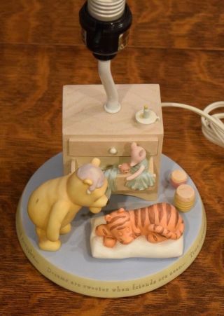 Classic Pooh Lamp Winnie The Pooh Michel & Co Nursery Rare Piglet And Tigger Too