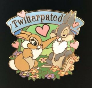 Disney 2007 Dlr Create A Pin Bambi Twitterpated Thumper Miss Bunny Le 500 Pin