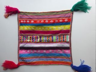 Peruvian Aguayo Table Cloth Unkuña - Andean Mountain Textile