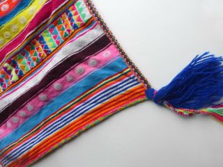 Peruvian Aguayo Table Cloth Unkuña - Andean Mountain Textile 5
