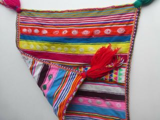 Peruvian Aguayo Table Cloth Unkuña - Andean Mountain Textile 6