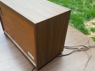 Magnavox AM/FM Radio Model BG3100 - WA01 Wood Grain Case Vintage 6