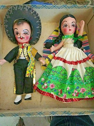 Vintage Composit Dolls From Mexico