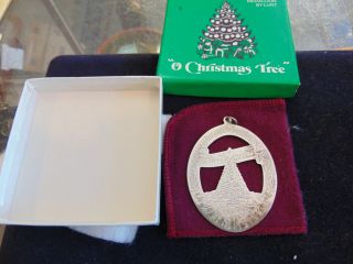 1978 Lunt Sterling Silver Christmas Ornament
