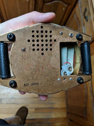Vintage High Sensitivity Transistorized Radio Oversized Watch 17 Japan 4