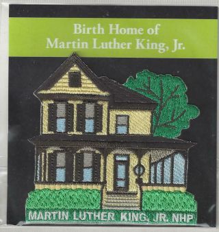 Birth Home Of Martin Luther King,  Jr Atlanta Georgia Souvenir Nhp Patch