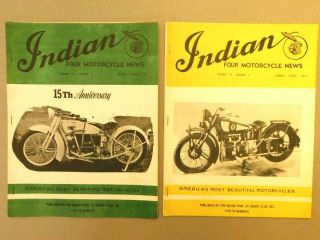 2 Indian Four Motorcycle News Spring 11 - 1 1976 Summer 12 - 2 1977 Black6