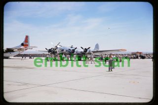 Orig.  Slide,  Curtiss - Wright Corp.  Boeing Jb - 17g Flying Fortress 1958 Edwards Afb