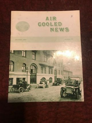 Air Cooled News 39 Franklin Automobile Club December 1965