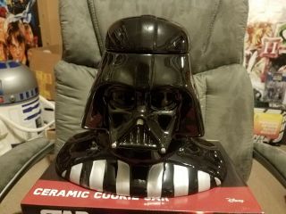 Disney Star Wars Darth Vader Ceramic Cookie Jar Mib