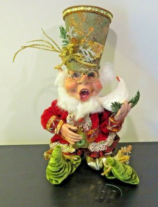 Mark Roberts Christmas Elf 12 Days Of Christmas Day 3 French Hen Small W/tag