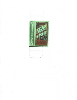 Rare Vintage Wild Woodbine Cigarette Box W.  D.  & H.  O.  Wills Bristol & London 2