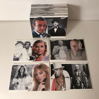 James Bond 007 Heroes & Villains (2010) Complete Base Card Set Roger Moore
