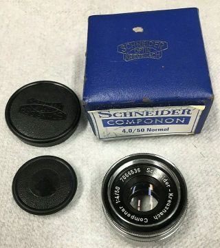 Schneider Kreuznach Componon 50mm Lens F 1:4 / 50 7056536