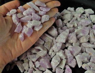 50g Natural Rough Raw Pink Kunzite Crystal Stones Chakra Healing Rock Gemstones