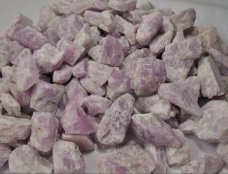 50g Natural Rough Raw Pink Kunzite Crystal Stones Chakra Healing Rock Gemstones 5