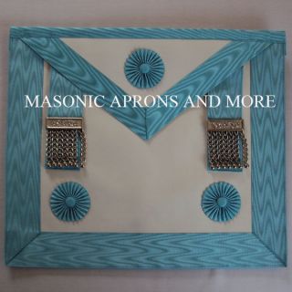 Masonic Craft Master Mason Apron With Pocket (lambskin)