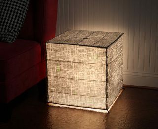 Star Trek Next Generation Borg Cube Large Paper Floor Lantern Lamp