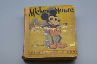 Mickey Mouse " The Big Little Book " 1933,  Whitman Publishing Co.